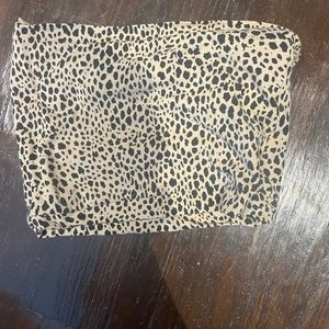 Brandy Mellvile cheetah print tube top